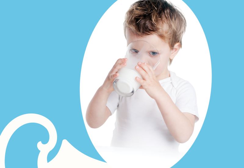 Çocuk gelişiminde süt önemli