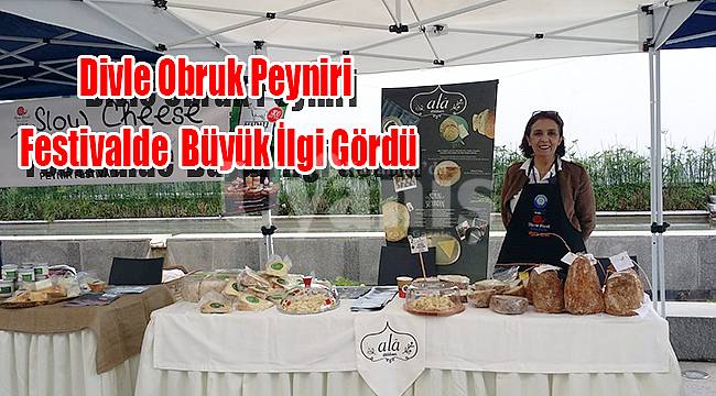Divle Obruk Peyniri Festivalde büyük ilgi gördü