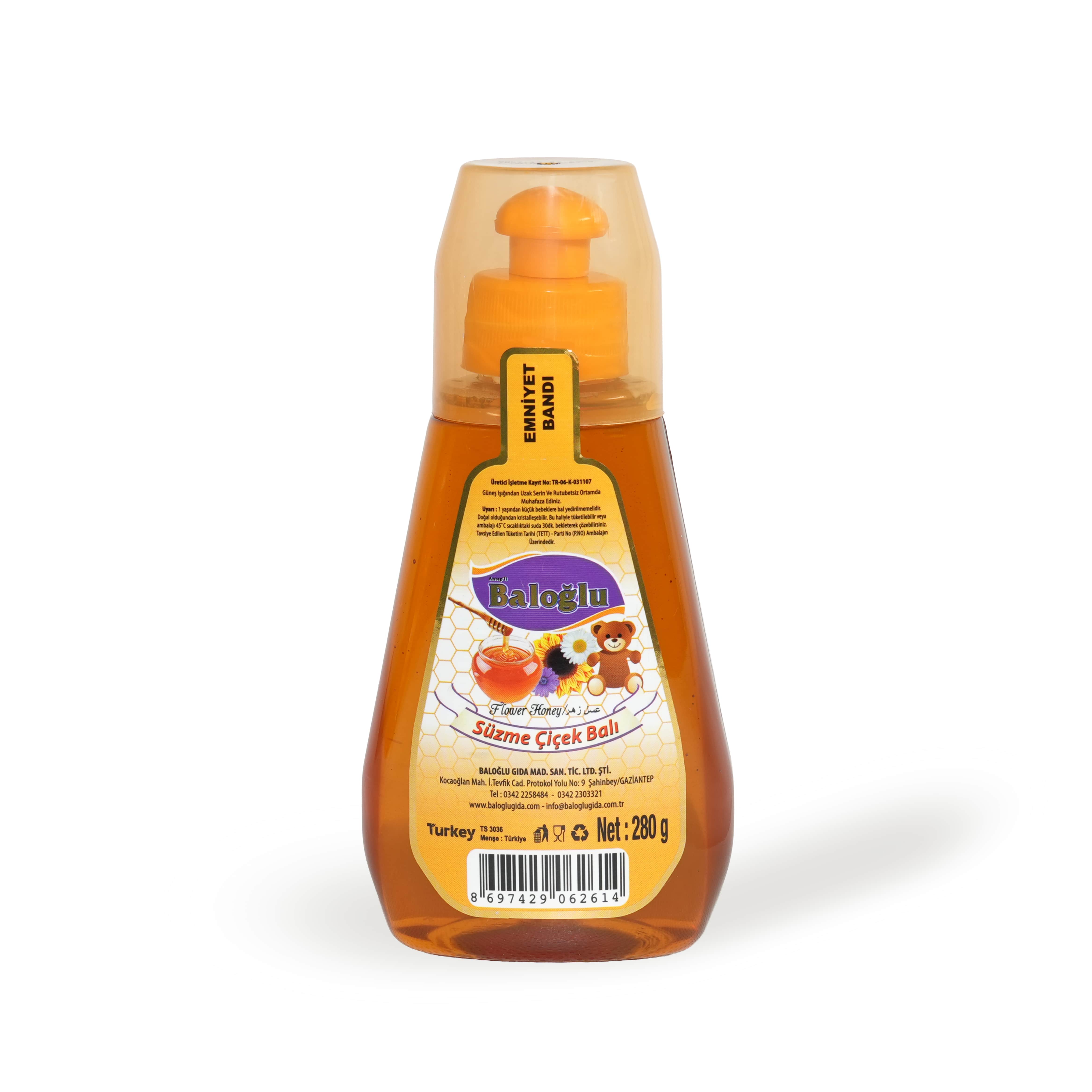 Süzme Çiçek Balı - (280g)