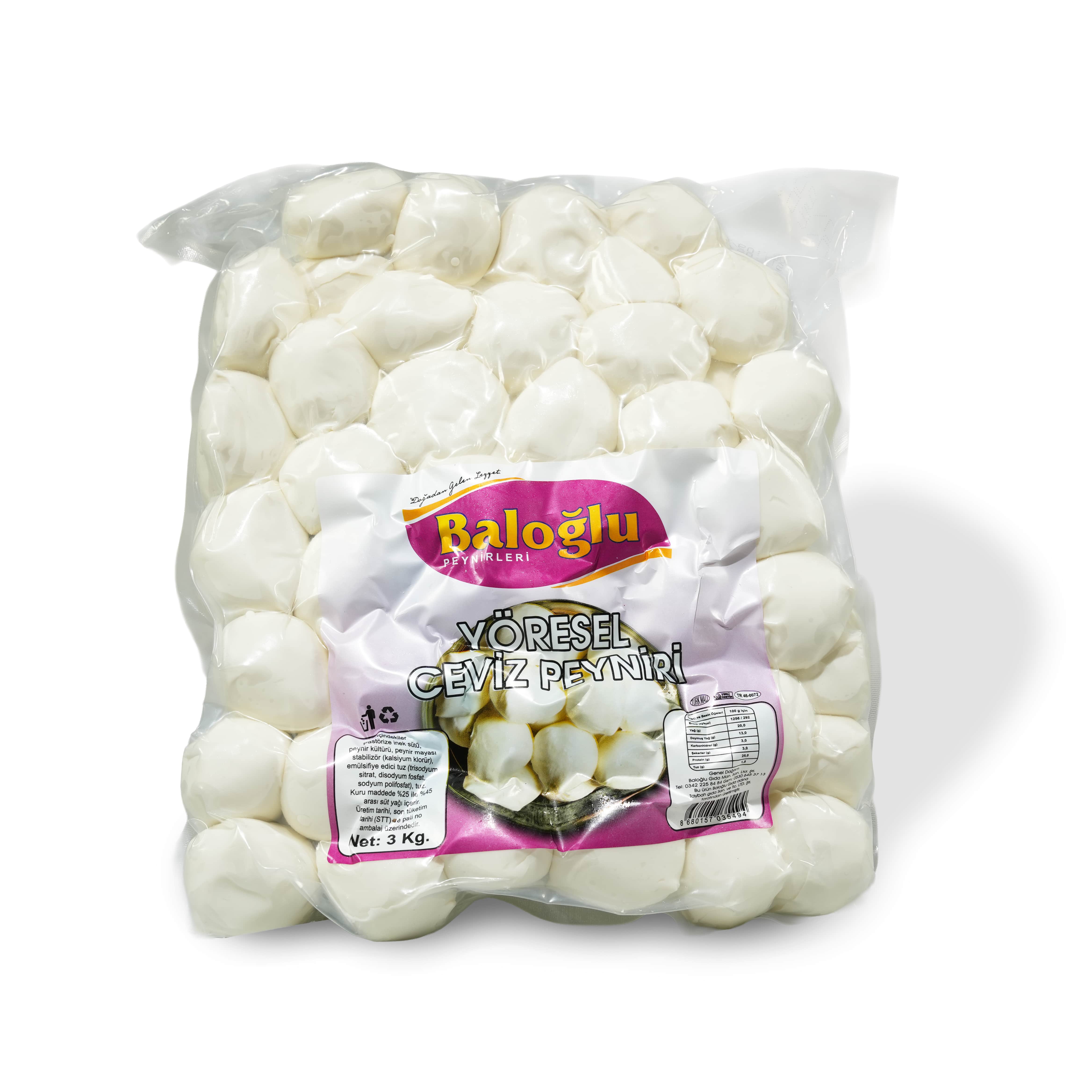 Yöresel Ceviz Peyniri - (3000g)