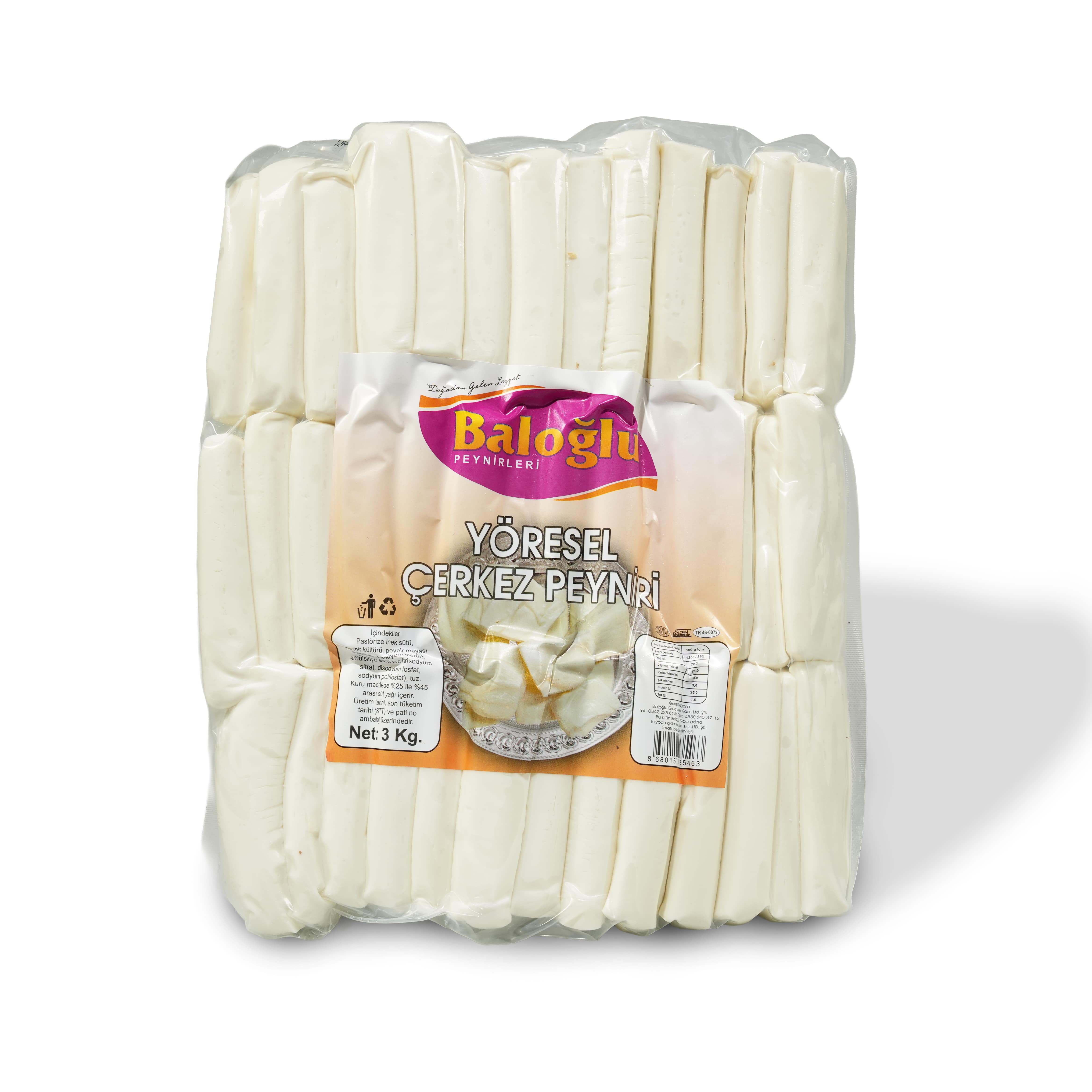 Yöresel Çerkez Peyniri - (3000g)